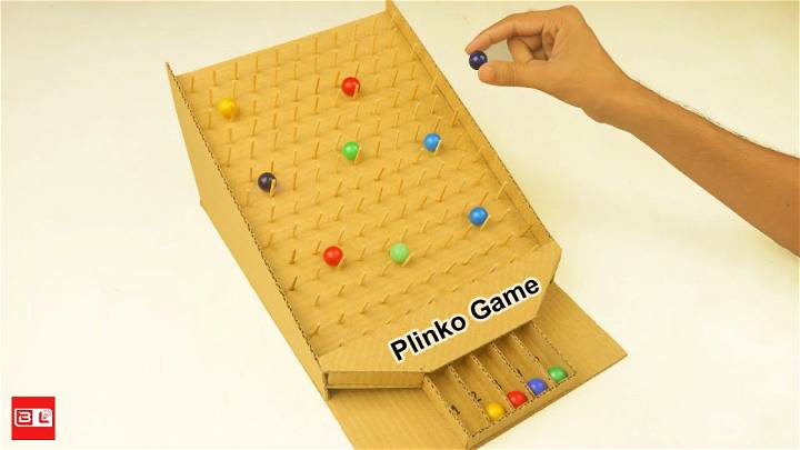 Make a Cardboard Plinko Game Board