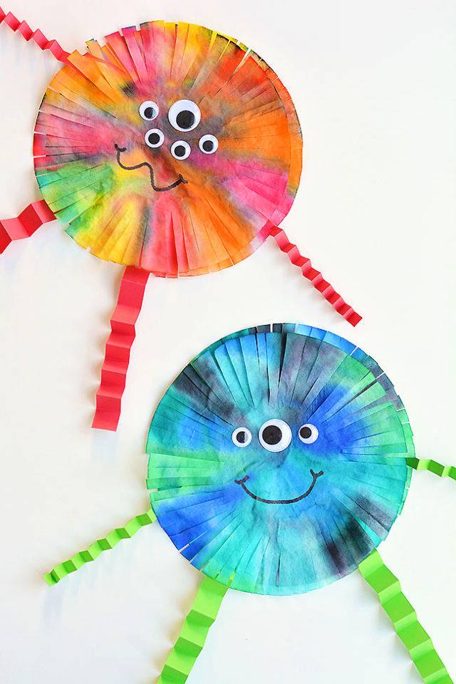 Make a Coffee Filter Monsters