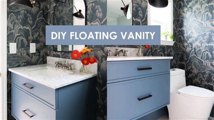 Make a Floating Vanity for the Bathroom