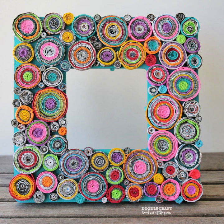 Make a Rolled Paper Picture Frame