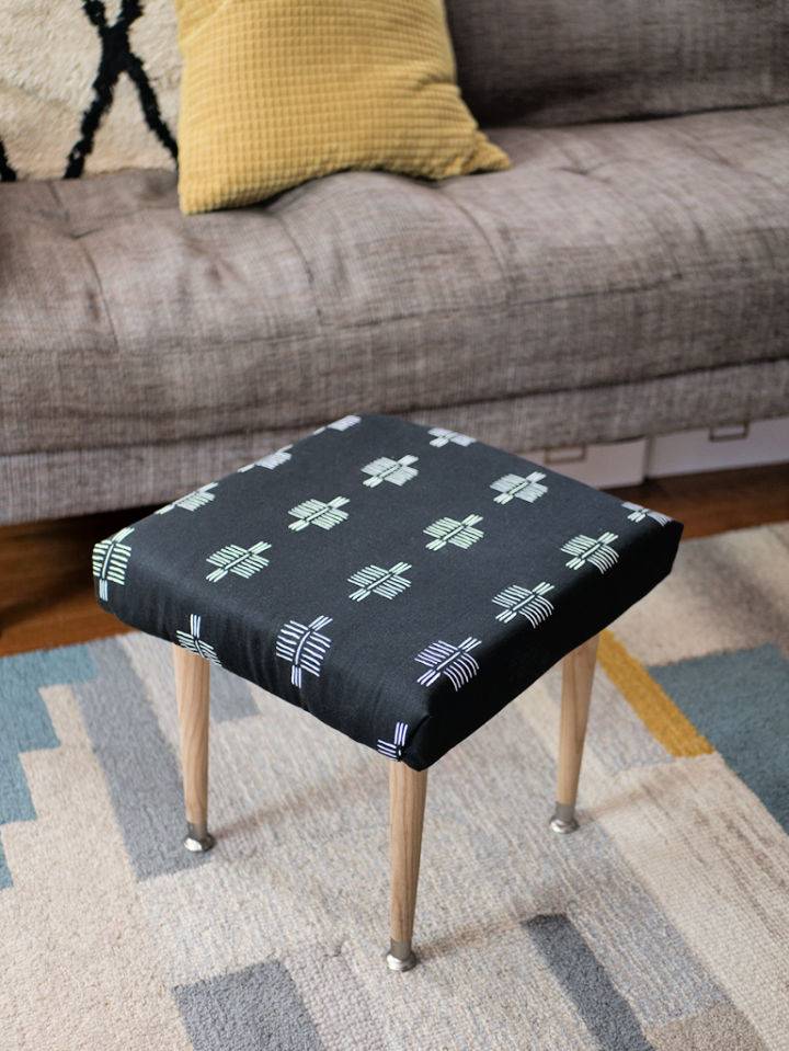 Make an Upholstered Footstool