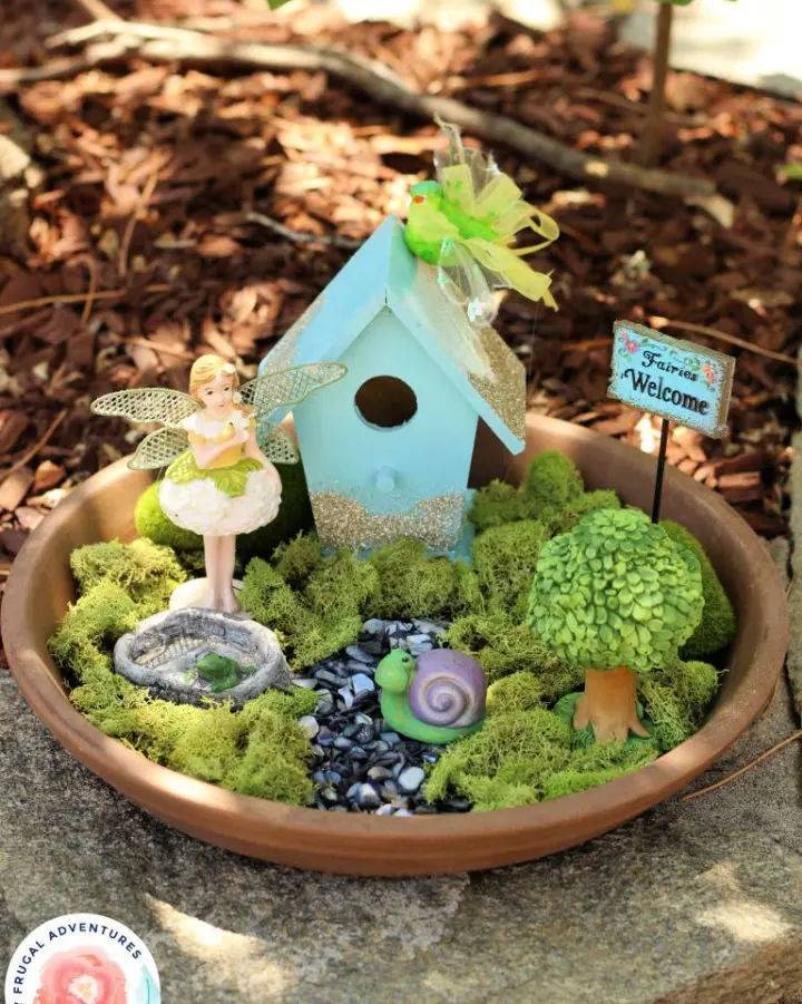 Making Fairy Garden For Indoor Or Outdoor