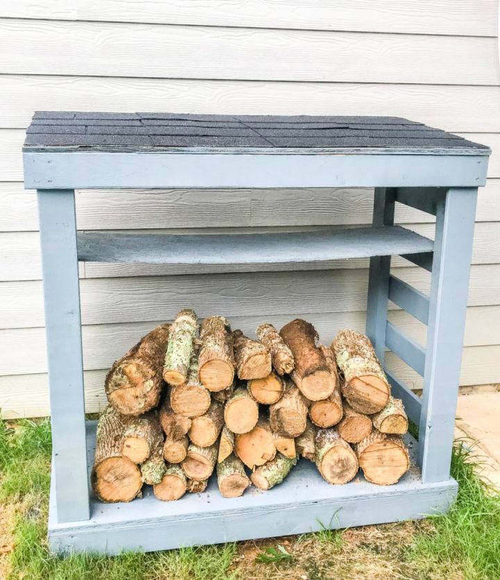 Making a Firewood Rack With Roof