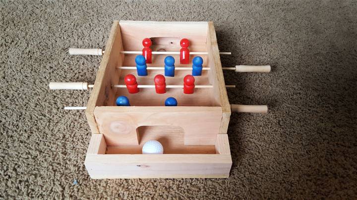 Making a Wooden Foosball Table