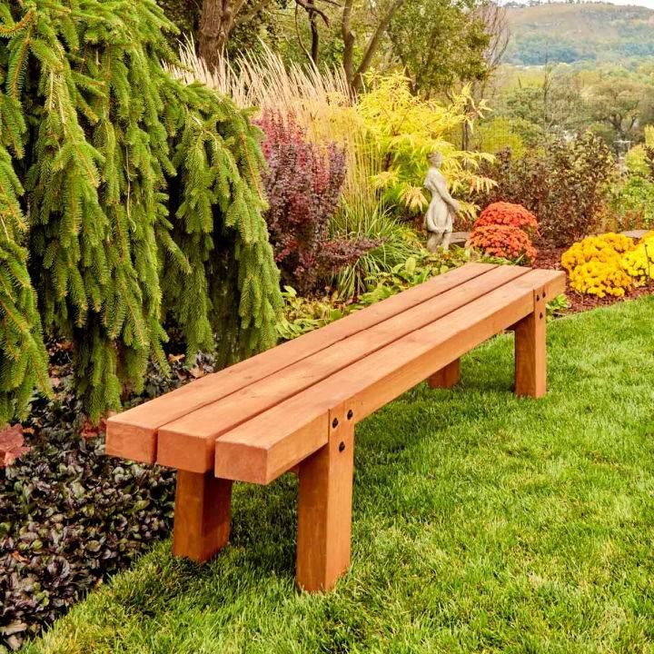 Making a Timber Outdoor Bench