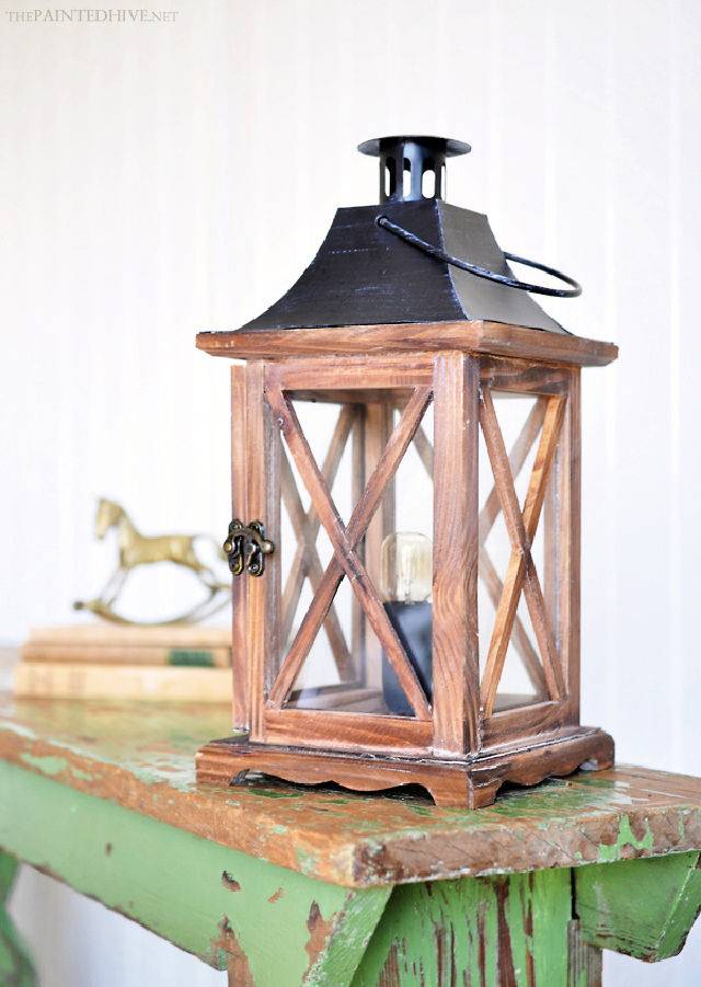 Making a Wooden Lantern Lamp