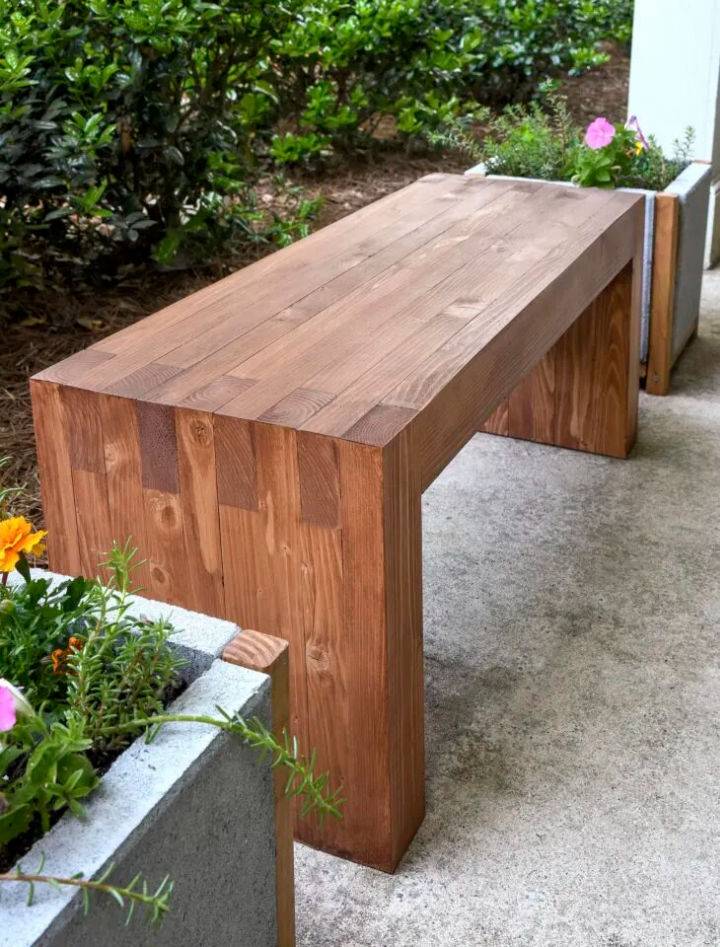 Making an Outdoor Bench Inspired by Williams Sonoma