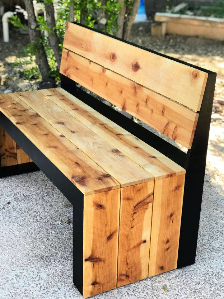  How to Make a Bench With Back
