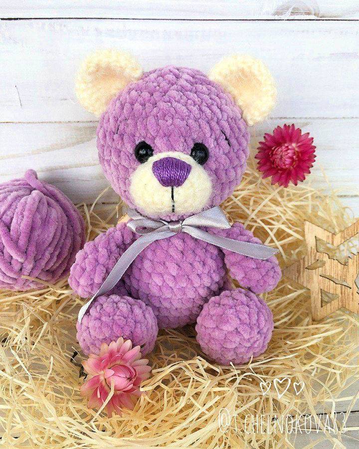 Modern Crochet Amigurumi Teddy Bear Pattern