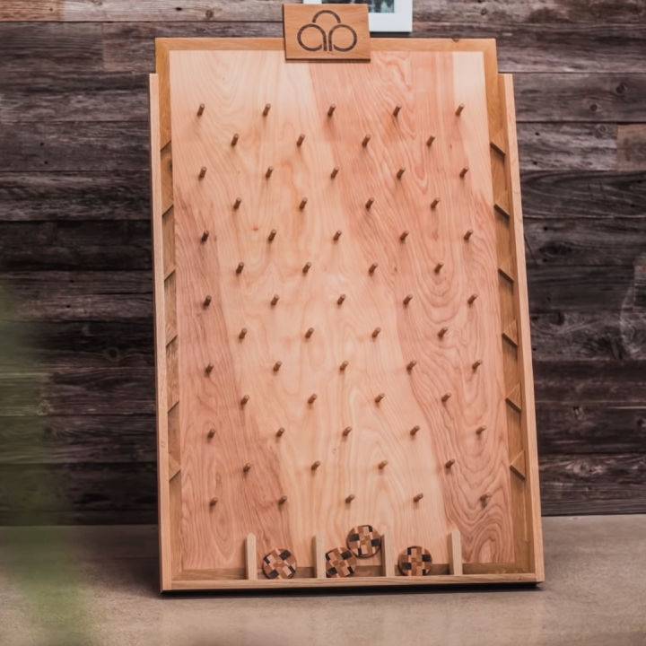 Modern DIY Wooden Plinko Board