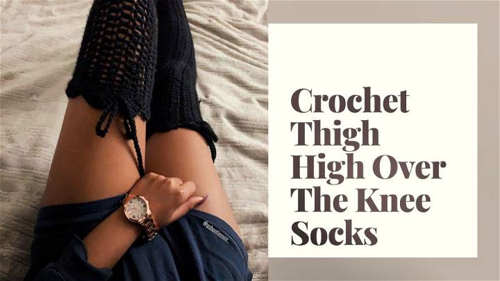 New Crochet Crochet Thigh High Legwarmers Pattern