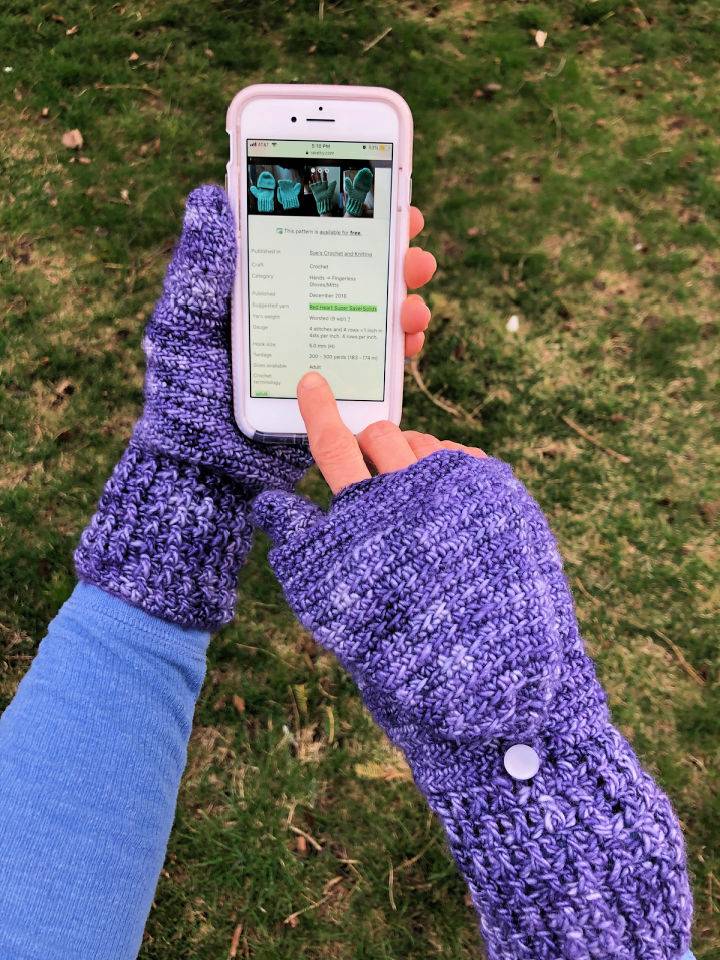 New Crochet Fingerless Gloves Pattern