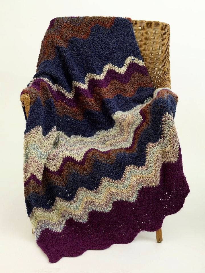 New Crochet Ripple Afghan Pattern