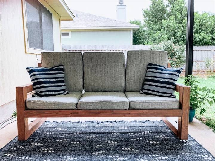 Outdoor Couch at Home