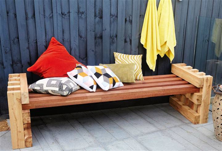 DIY Outdoor Daybed - Step by Step Instructions