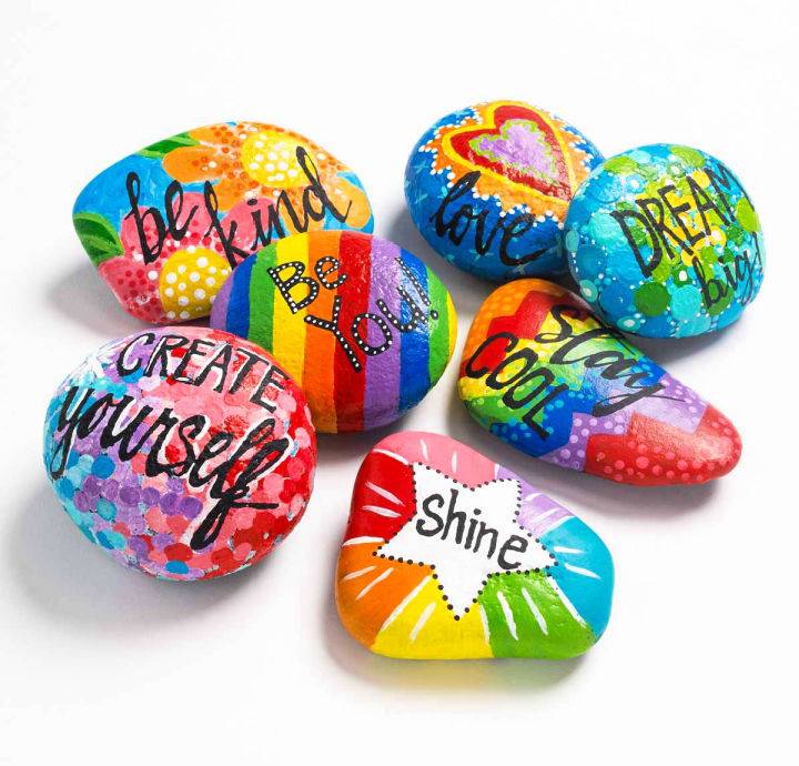 DIY Painted Rock Step by Step Instructions