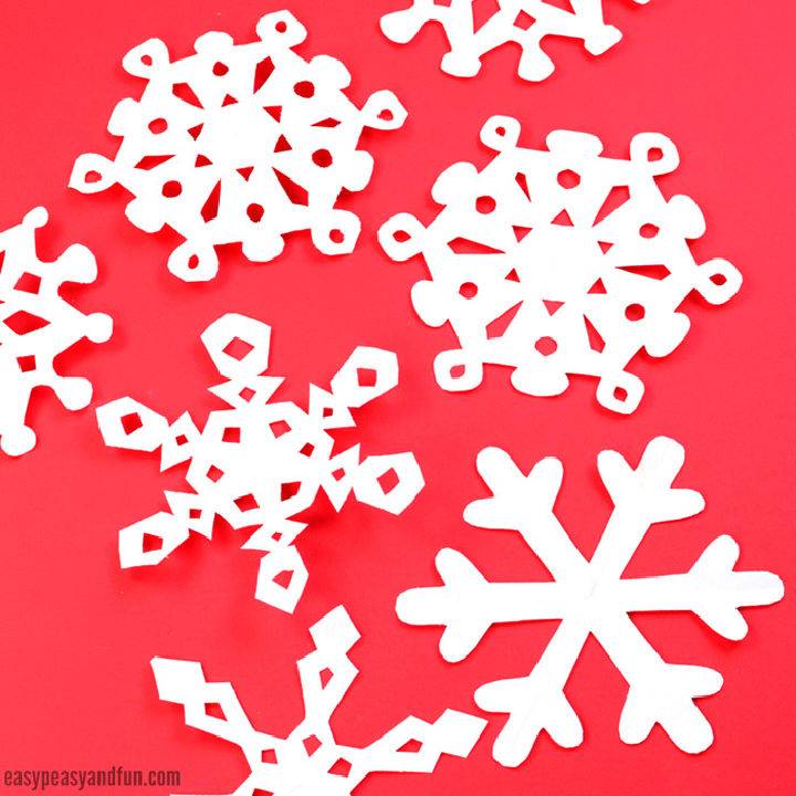 DIY Paper Snowflakes With Free Templates