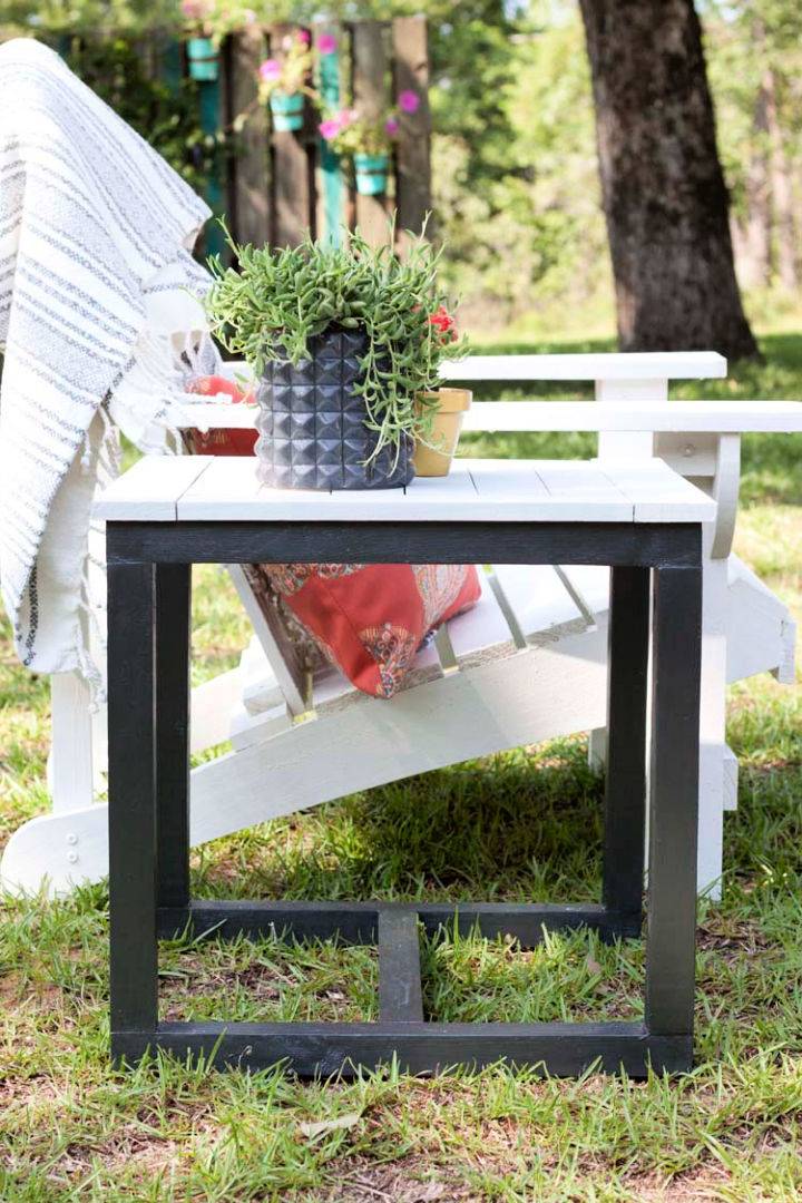 Pottery Barn Knockoff Outdoor Side Table