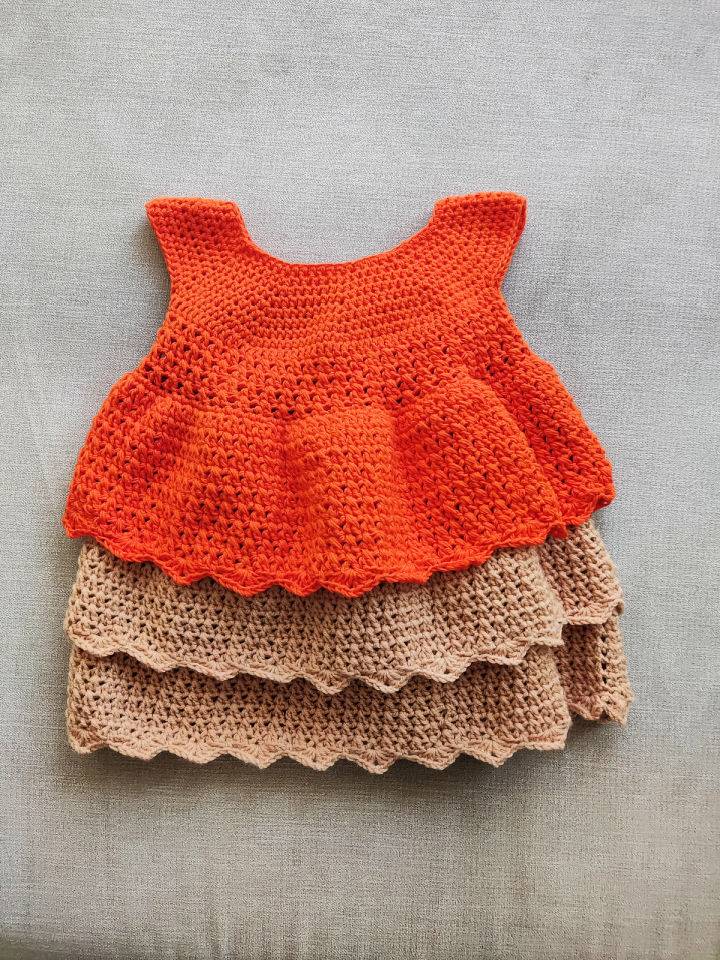 Pretty Crochet Lillian Flared Baby Dress Pattern