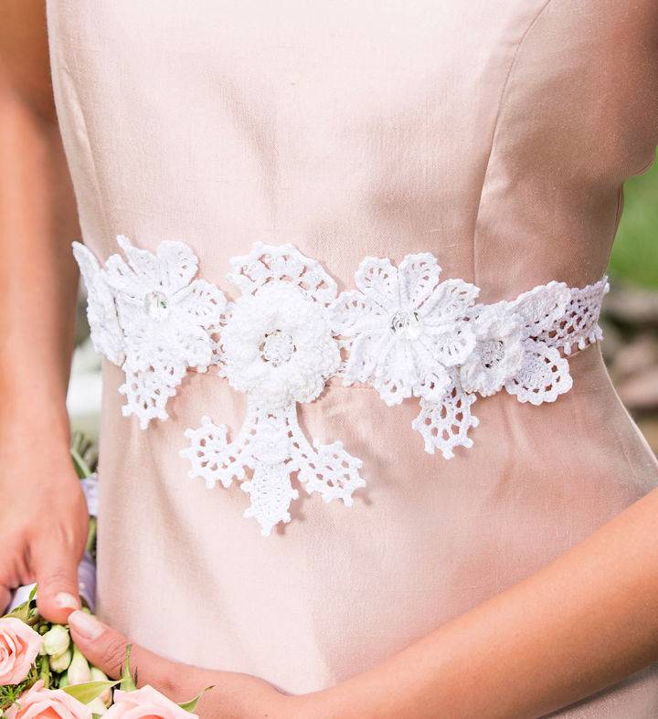 Pretty Crochet Stunning Bridal Belt Pattern