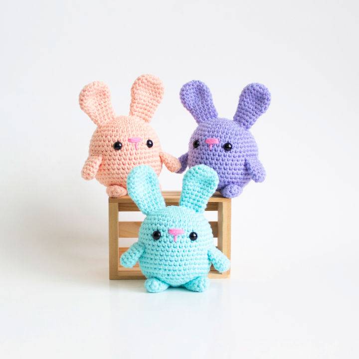Quick and Easy Crochet Chubby Bunny Amigurumi Pattern