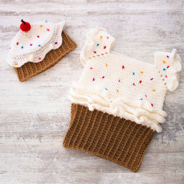 Quick and Easy Crochet Cupcake Baby Dress Pattern