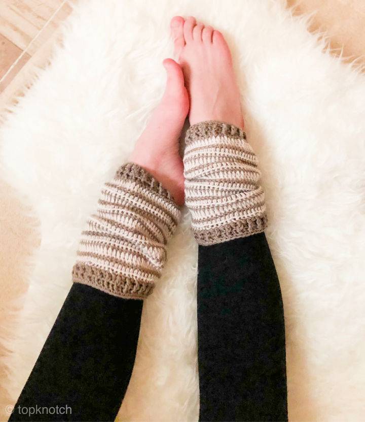 Quick and Easy Crochet Slouchy Leg Warmers Pattern