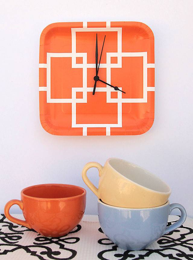 Quick and Easy DIY Paper Plate Clock