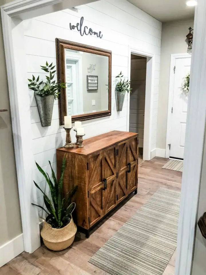 Shiplap Wall With Ripped Plywood