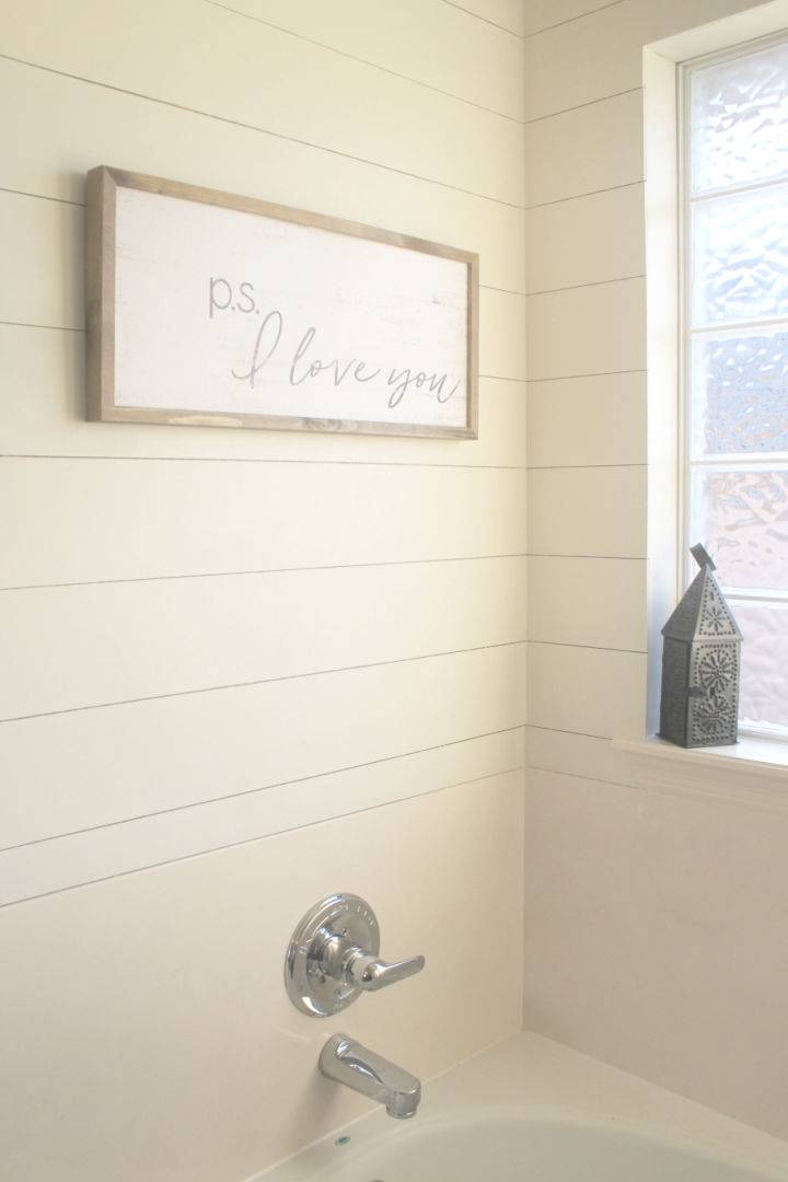 Shiplap Wall – Step by Step