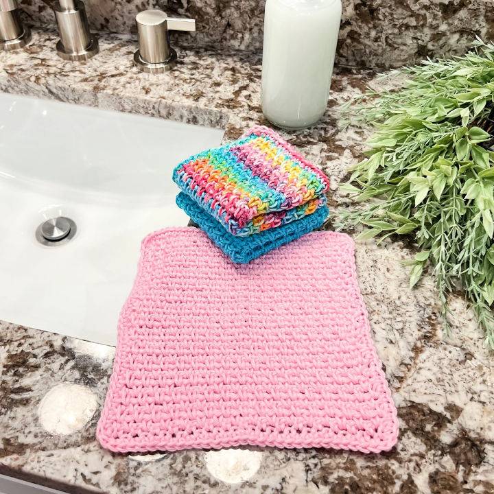 Simple Crochet Dishcloth Pattern