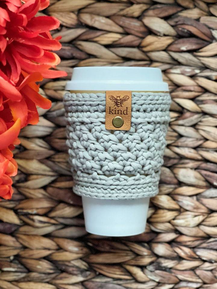 Simple Crochet Kendall Cup Cozy Pattern