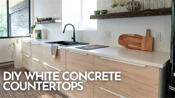Simple DIY Concrete Countertops Tutorial