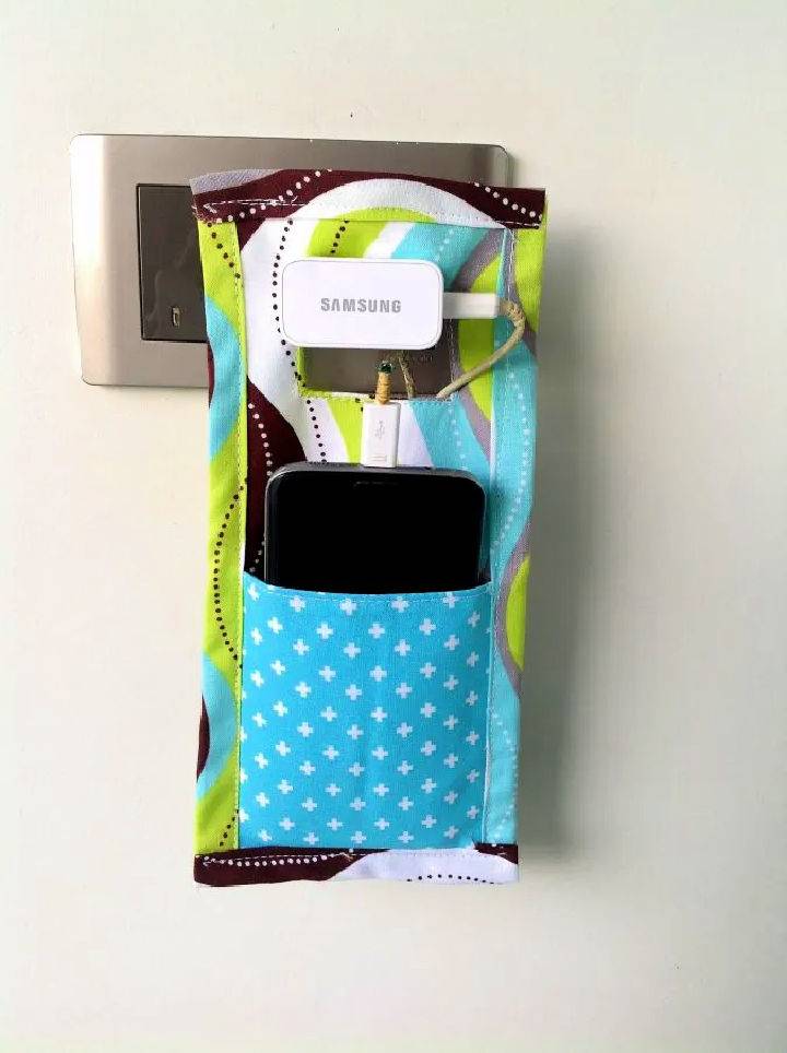 Simple DIY Fabric Phone Charging Station