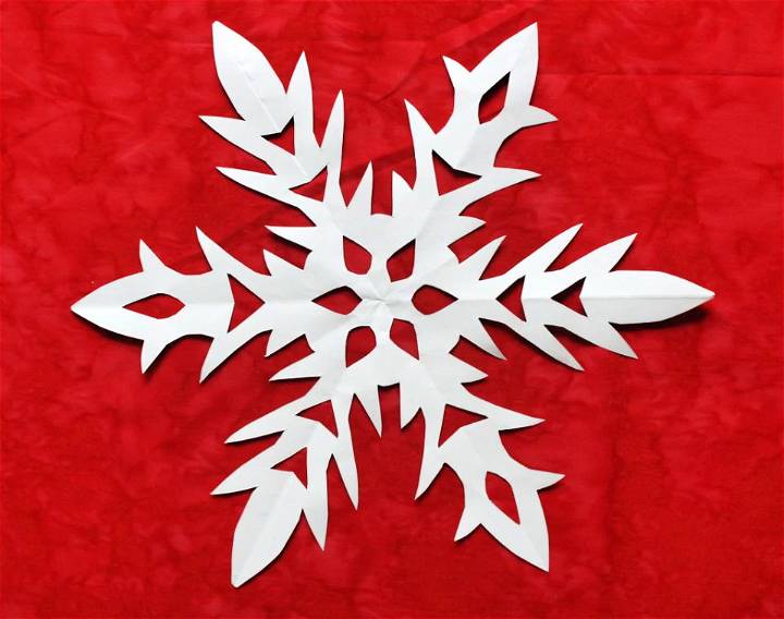 Simple DIY Paper Snowflake