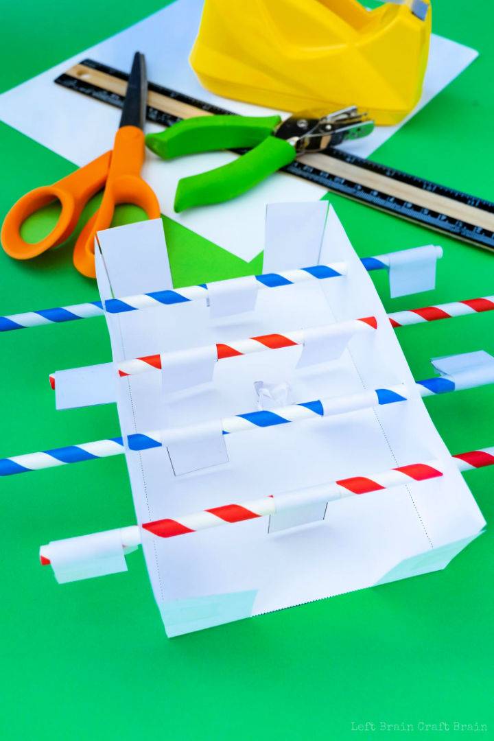 How to Make a Paper Foosball  Table