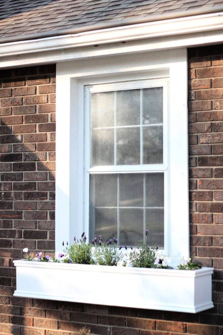 Simple DIY Window Planter Box