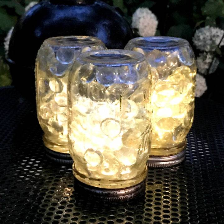 Making a Solar Mason Jar Patio Light
