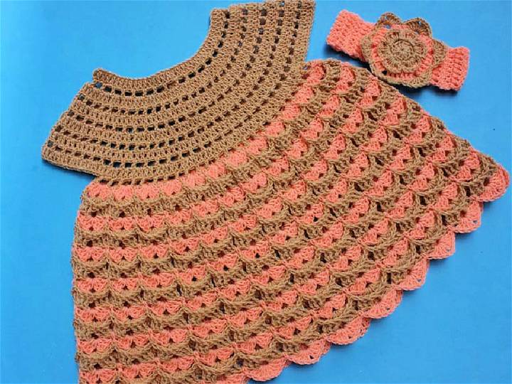Stylish Crochet Baby Dress Pattern