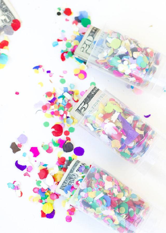 Surprise Money Confetti Poppers Ideas