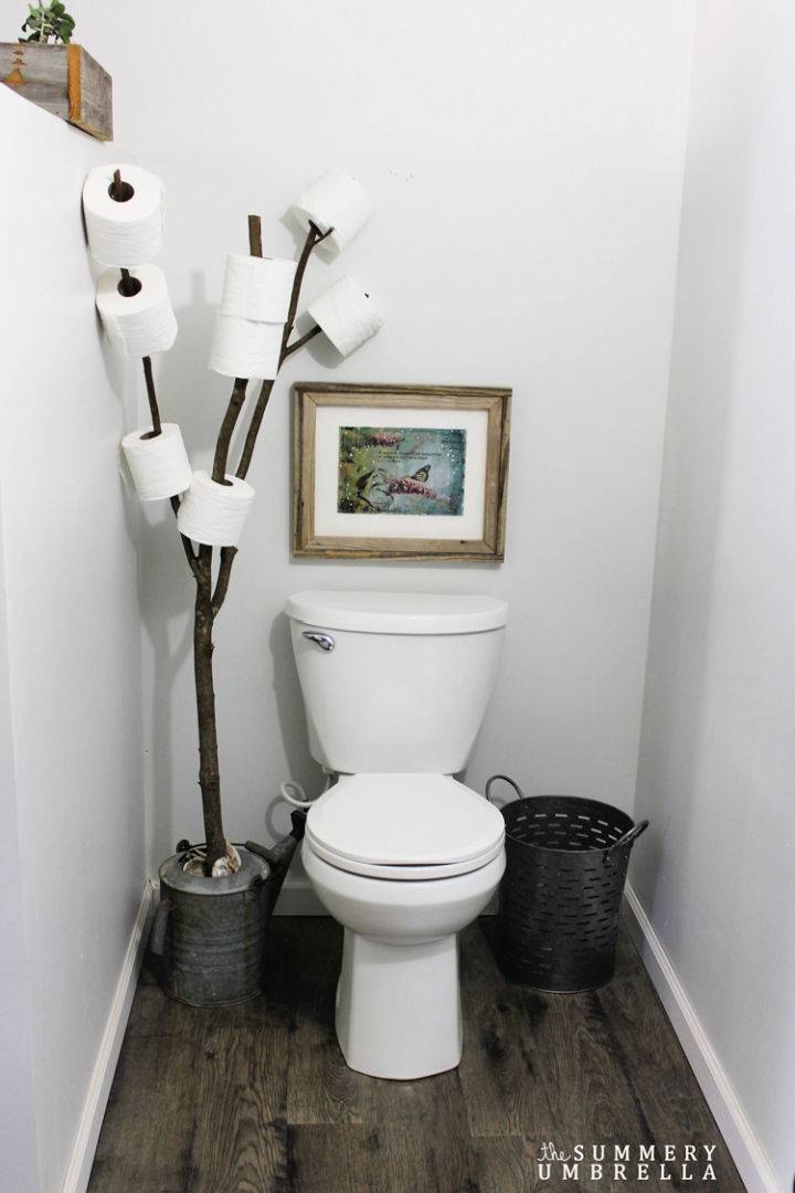 Unique Toilet Paper Holder at Home
