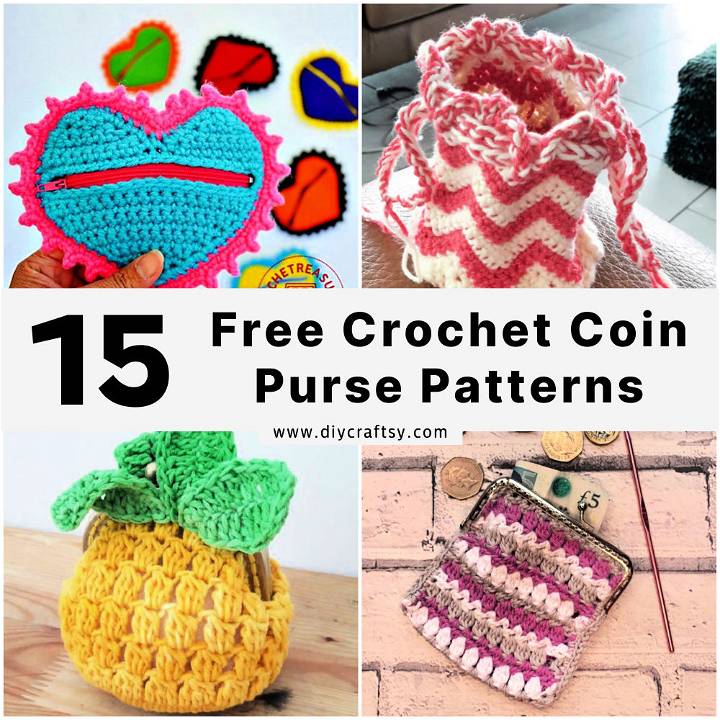 crochet coin purse pattern free