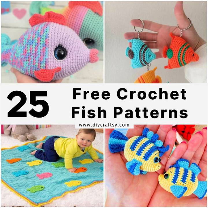 Crochet Fish Pattern Free (25 Easy Fish Amigurumi Patterns)