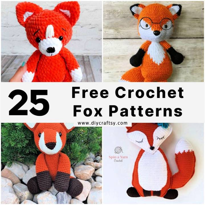 25 Free Crochet Fox Patterns (Fox Amigurumi Pattern)