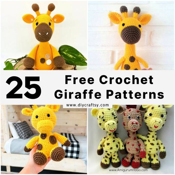 Crochet Giraffe Pattern (25 Free Amigurumi Patterns)