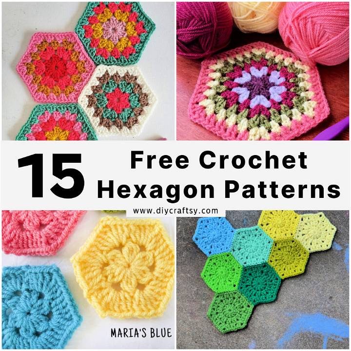 crochet hexagon pattern free