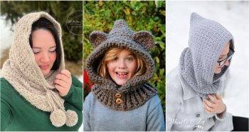 crochet hooded cowl pattern free