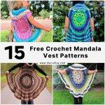 Crochet Mandala Vest Pattern (15 Free Patterns to Try)