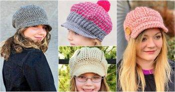 crochet newsboy hat patterns