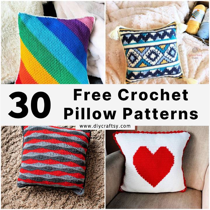 crochet pillow patterns free